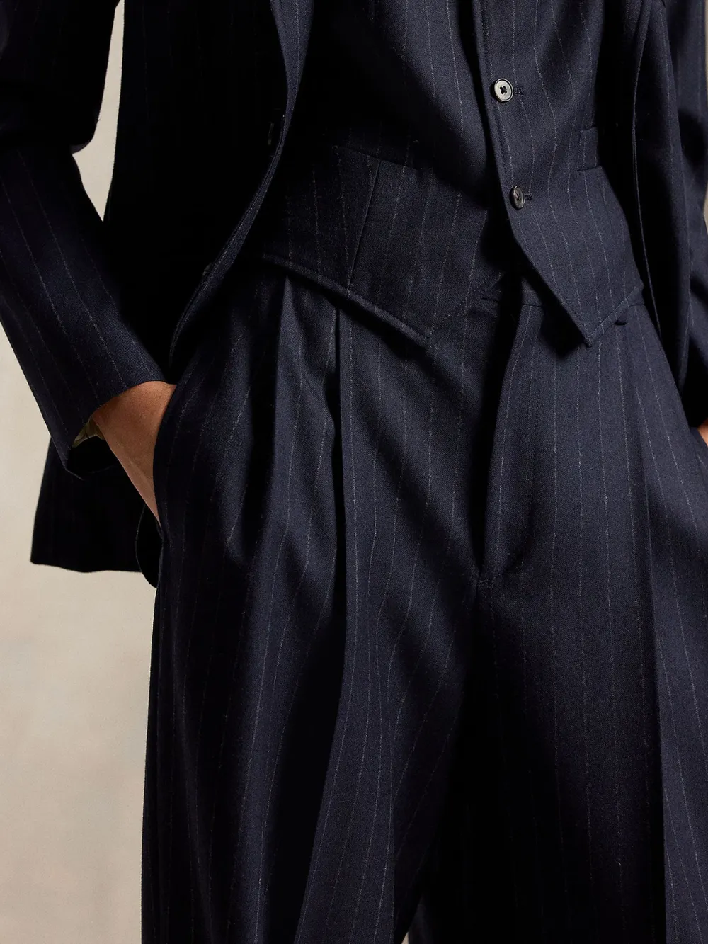 WOVEN WIDE LEG PANTS