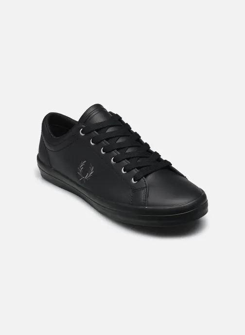Lage sneakers Baseline Leather heren zwart