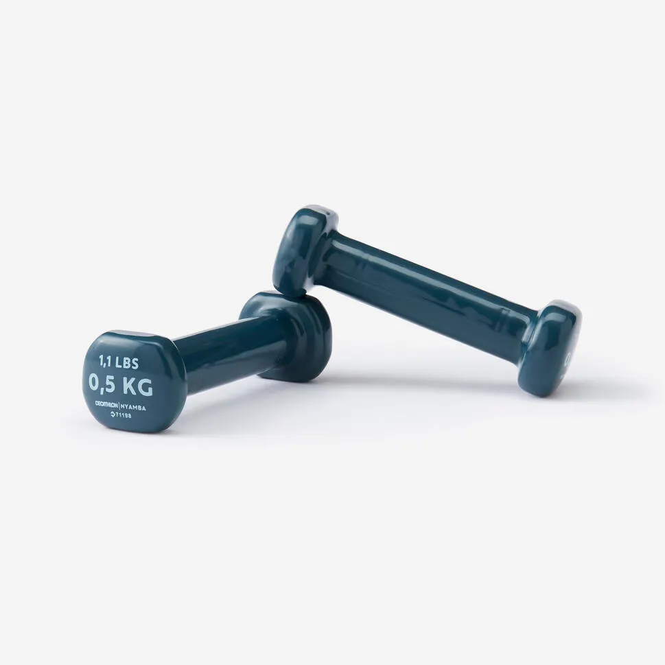 Posilovací fitness činky 2 × 0,5 kg