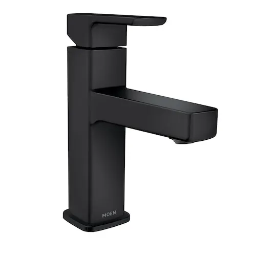 Zoni Single Hole Single-Handle Bathroom Sink Faucet/Tap in Matte Black