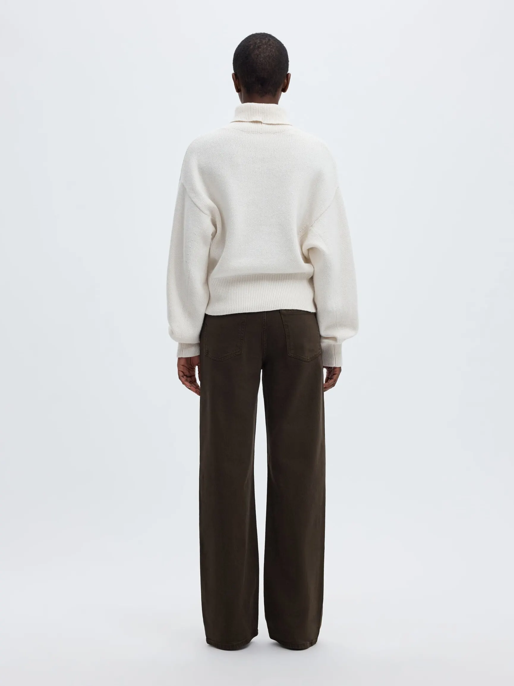 HIGH WAISTED JEANS MED VID PASSFORM