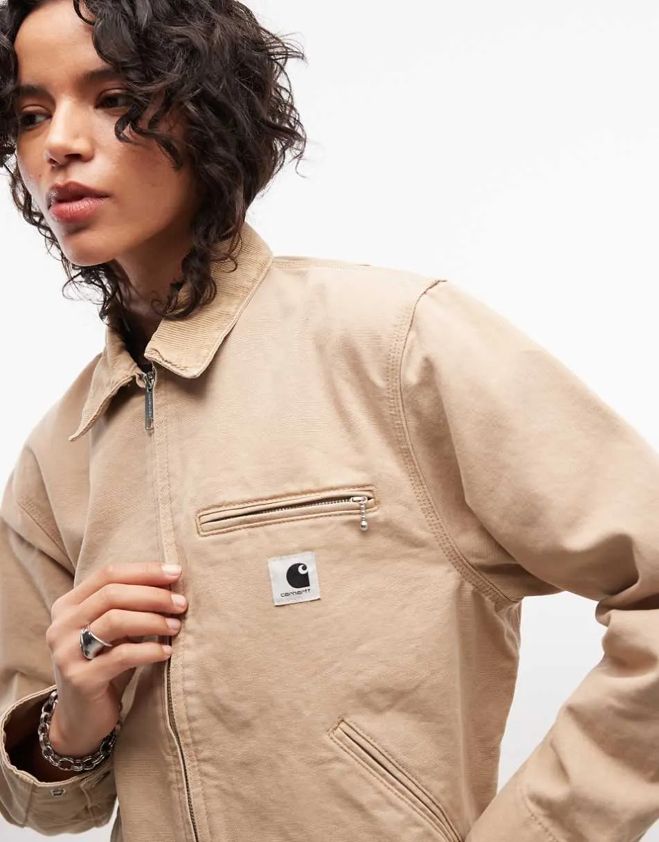 Carhartt WIP OG detroit jacket in dusty brown