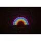Néon arc-en-ciel multicolore à piles 30x16cm