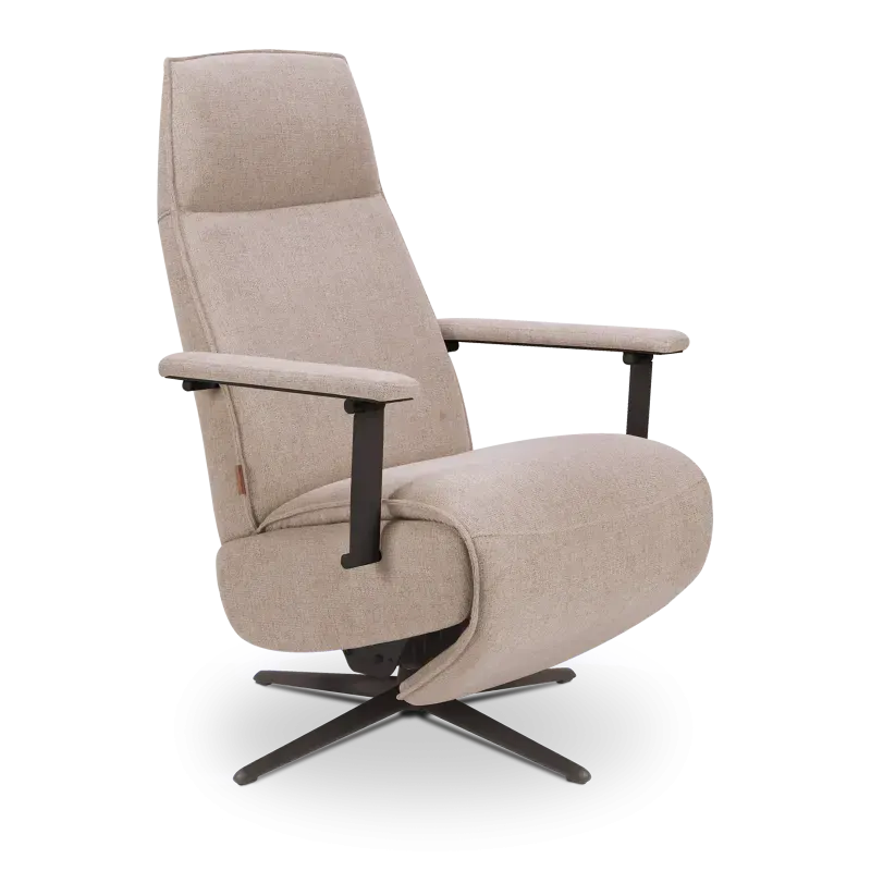 Relaxfauteuil VIllon - handmatig - stof Soda Liver