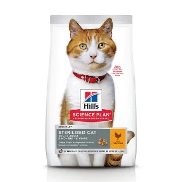 Hill's Science Plan Sterilised Cat Adult Kattenvoer Kip 10kg