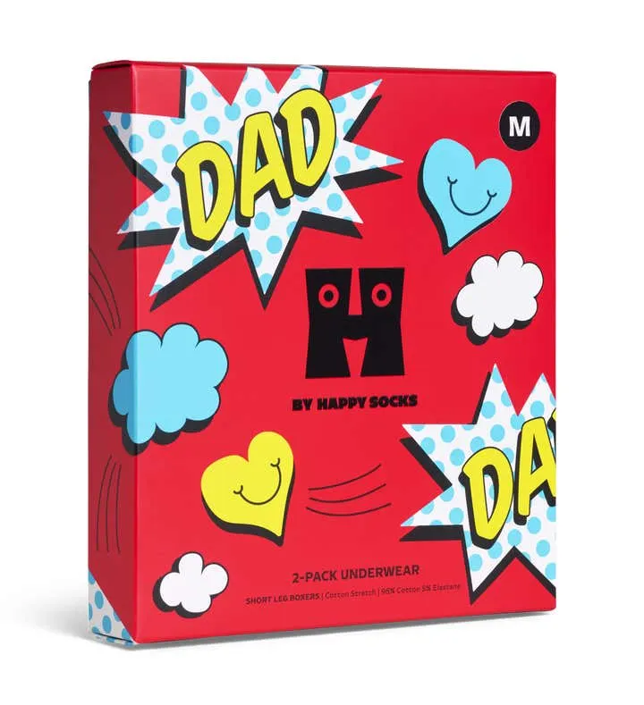 2-Pack Super Dad Short Boxers Gift Set