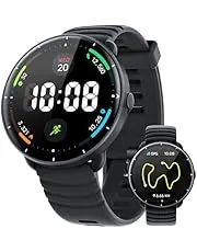 Parsonver Smart Watch for Swimming, 5ATM Waterproof Watch for Pool & Open Water, AI Swim Analysis, Built-in GPS & Compass, AMOLED Fitness Trackers 100+ Sports Modes, Heart Rate & Sleep Monitor, Black
