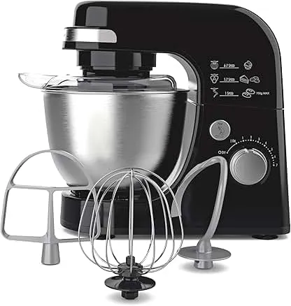 Hamilton Beach Electric Stand Mixer, 4 Quarts, Dough Hook,…