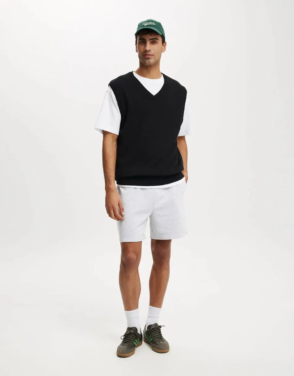 Cotton On cotton everyday fleece short in grey marle