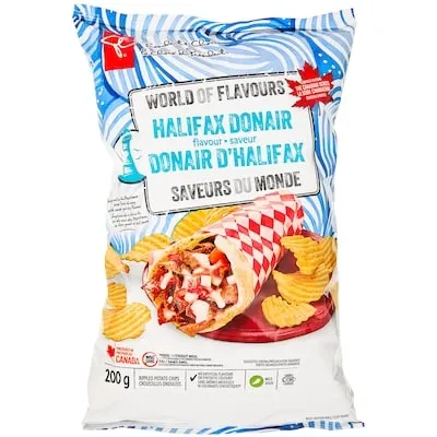 World of Flavours Halifax Donair Flavour Rippled Potato Chips