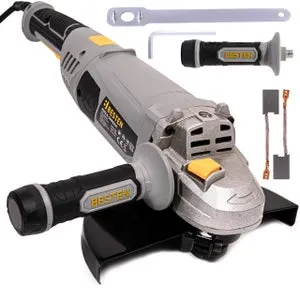 Smerigliatrice angolare a filo BESTEN BE-2930 Ø 230, 2400 W Soft Start 6500 giri/min con impugnatura girevole