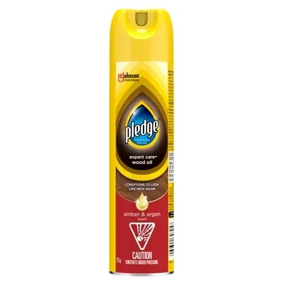 Furniture Polish and Moisturizing Oil, Amber and Argan Scent