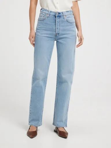 Levi's Ribcage Full Length In Blasted Stone Clean