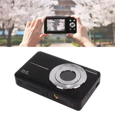 Digital Camera HD 1080P 44M 16X Zoom Autofocus 2.4 Inch IPS Screen Portable Pocket Digital Camera new