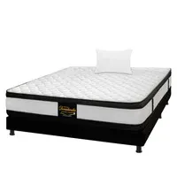 Combo Colchón Sencillo 100x190 Resortado Atenas