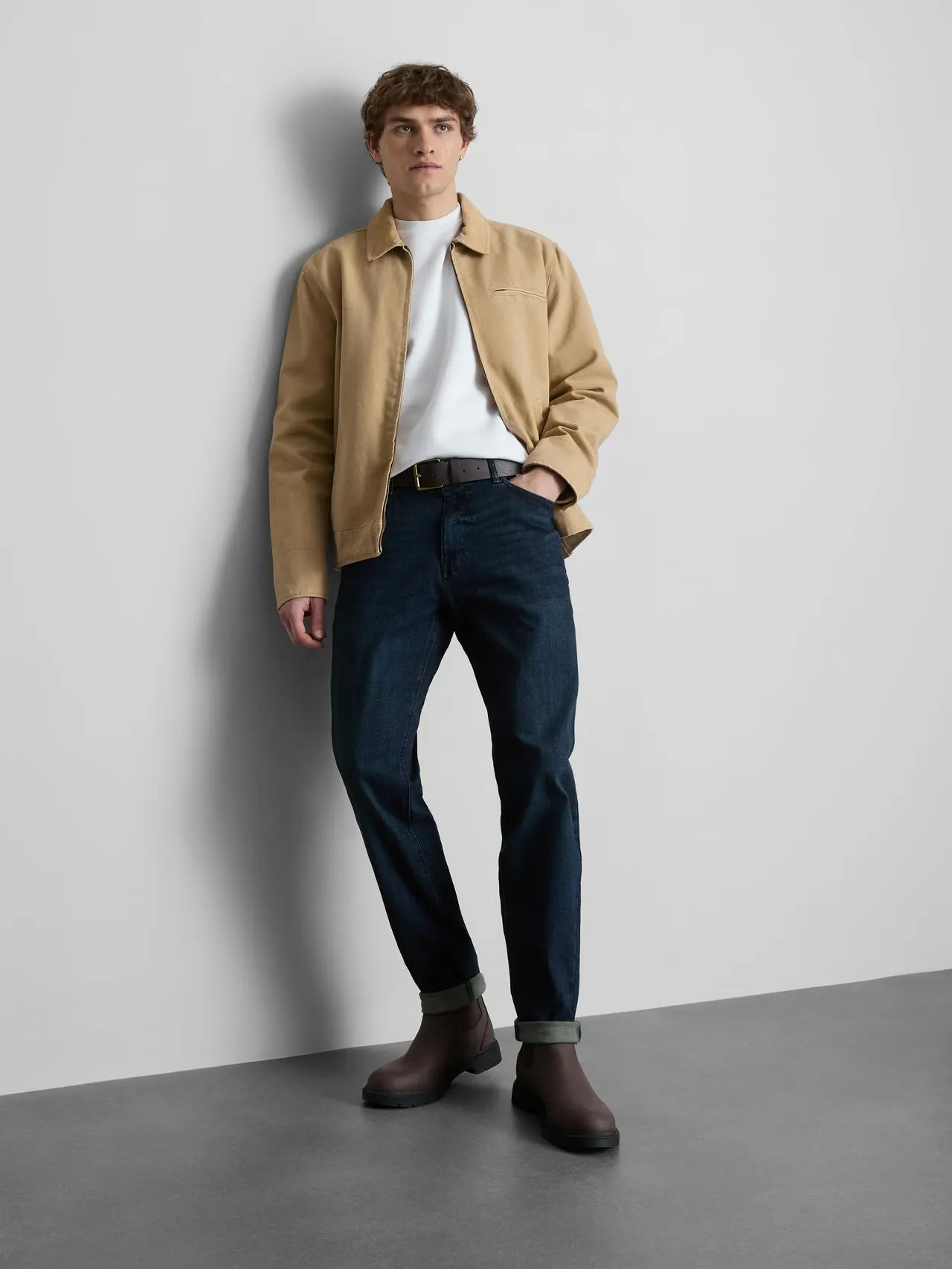 Jean slim taille mi-haute