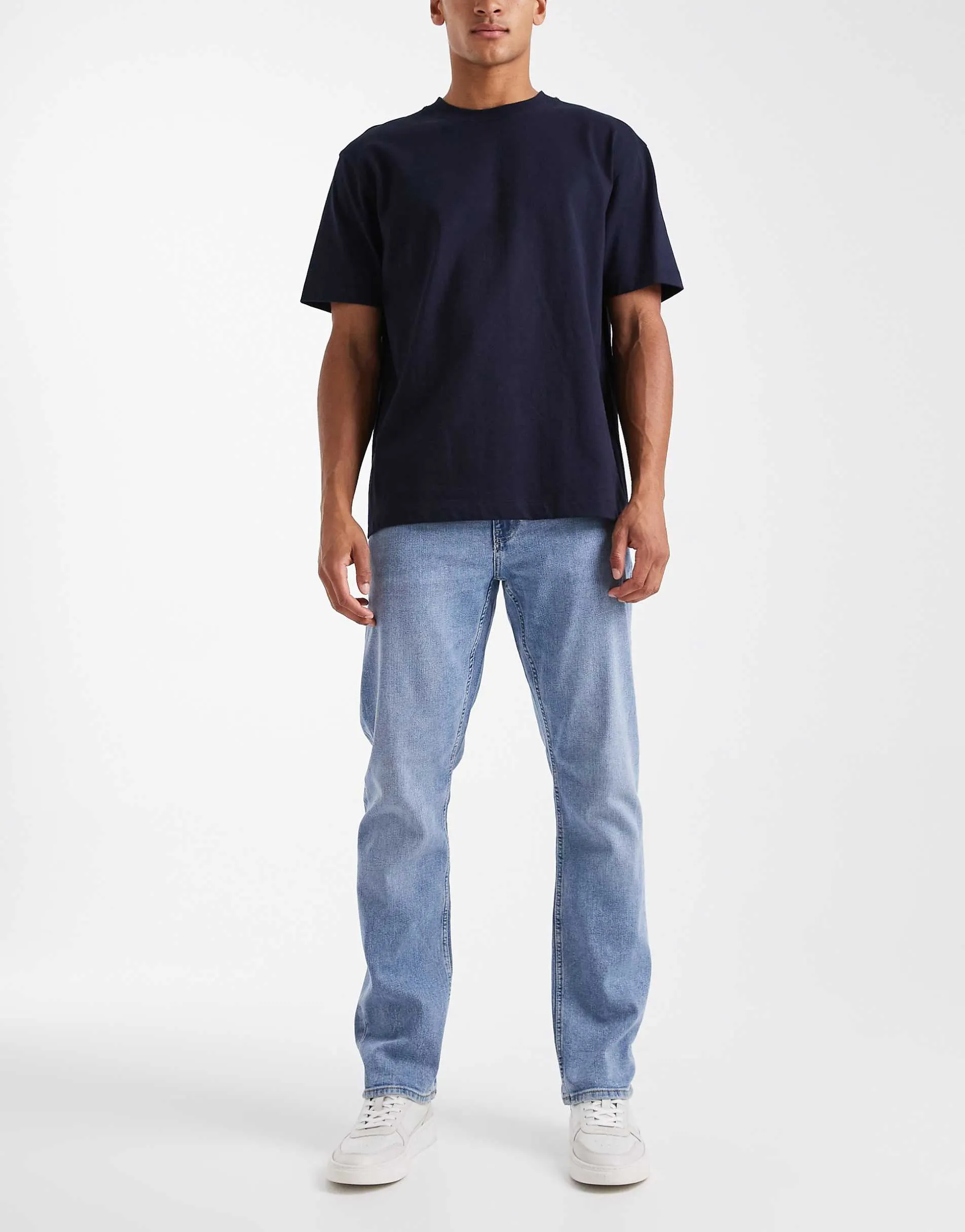 ONLY & SONS Weft regular fit jeans in light wash