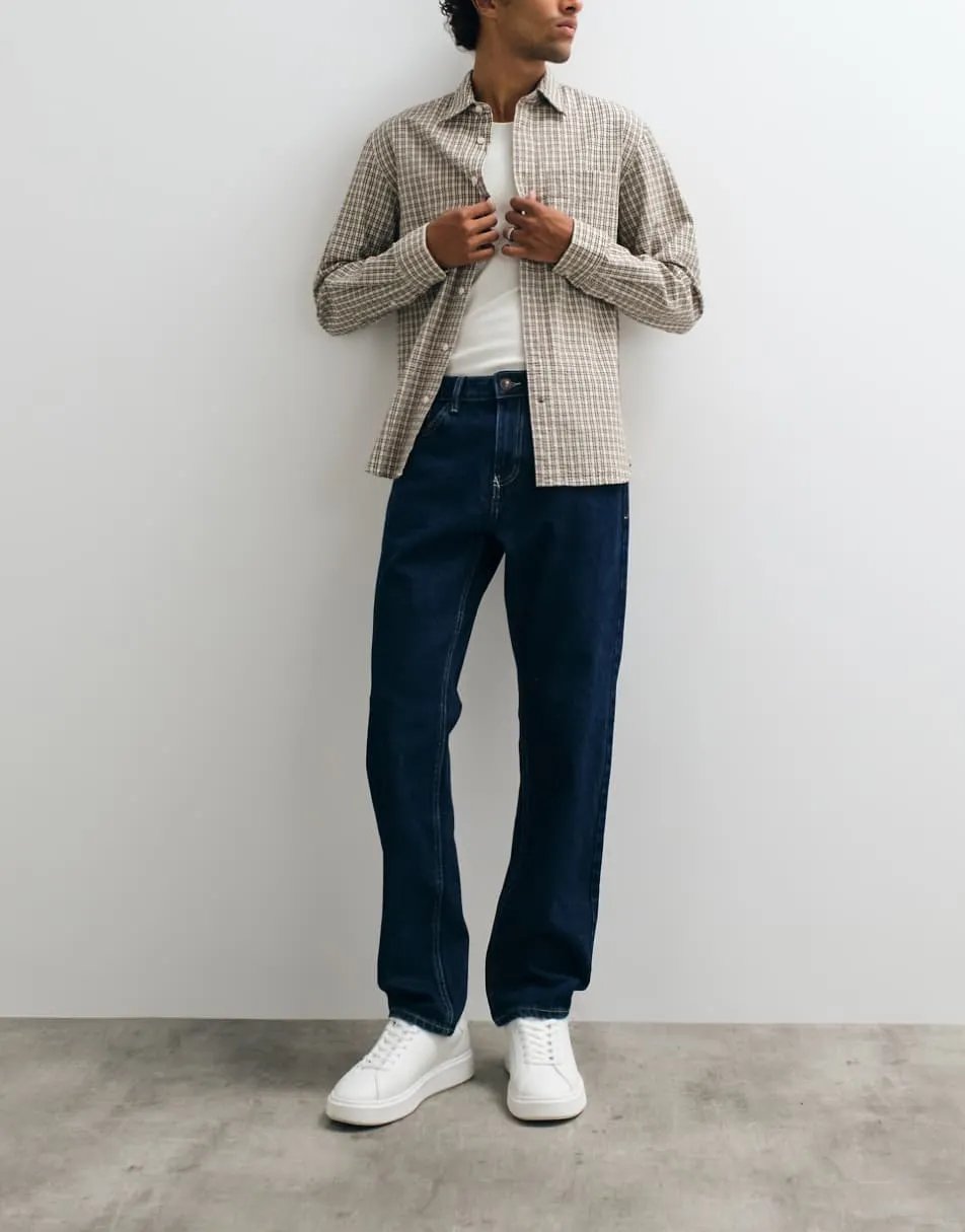 New Look straight fit jeans in indigo blue