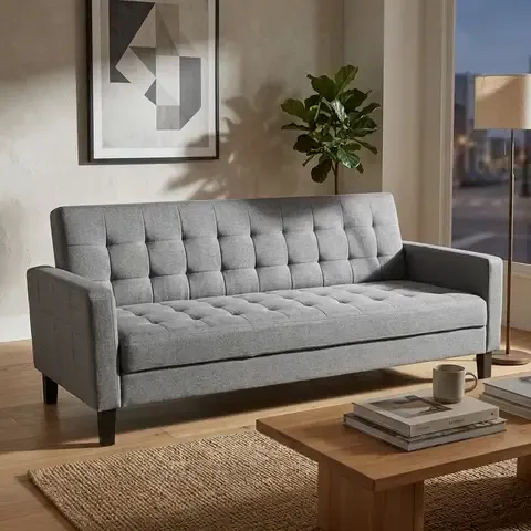 Futón Roma Gris 204x85x81 cm