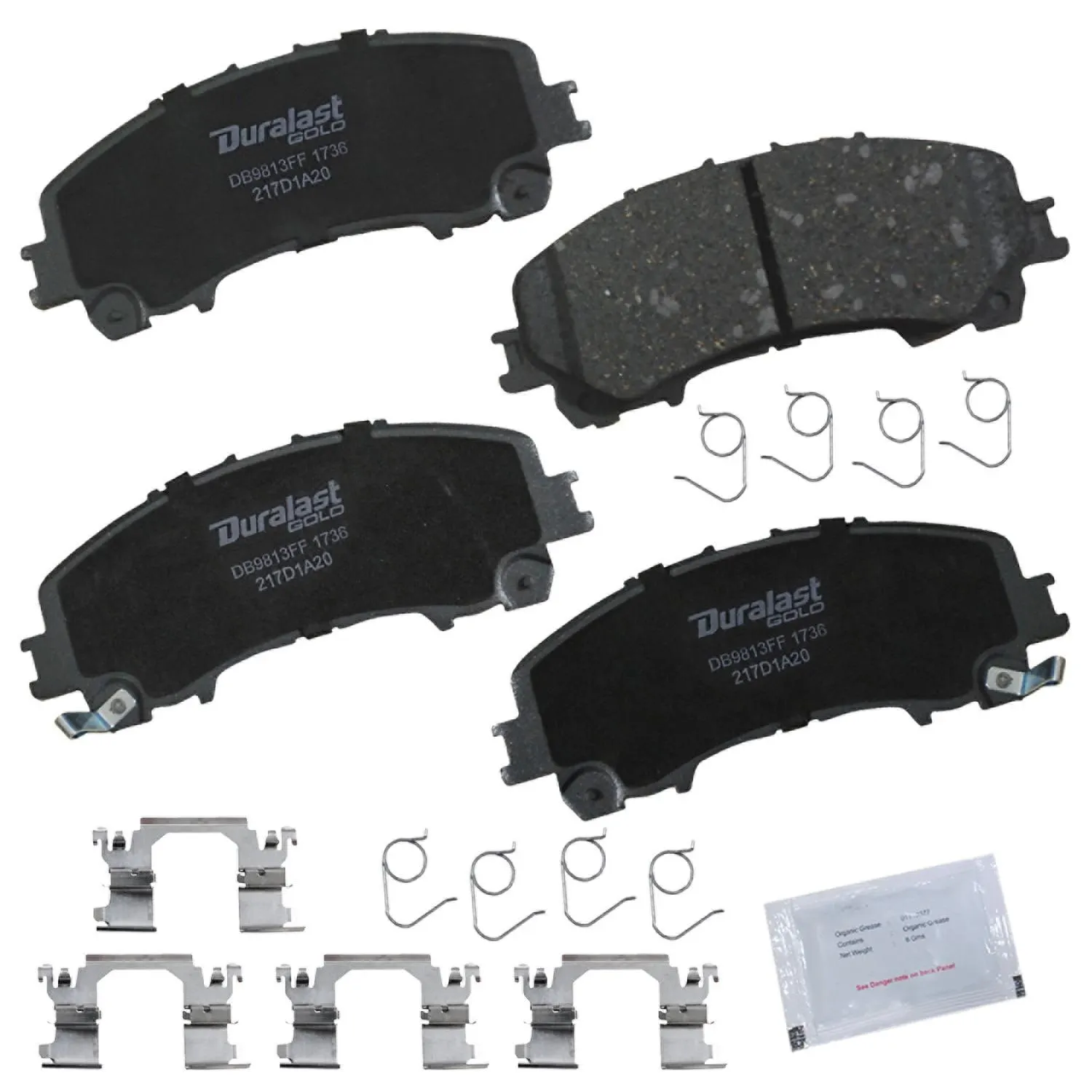 Juego de Balatas de Disco Duralast Gold DG1736