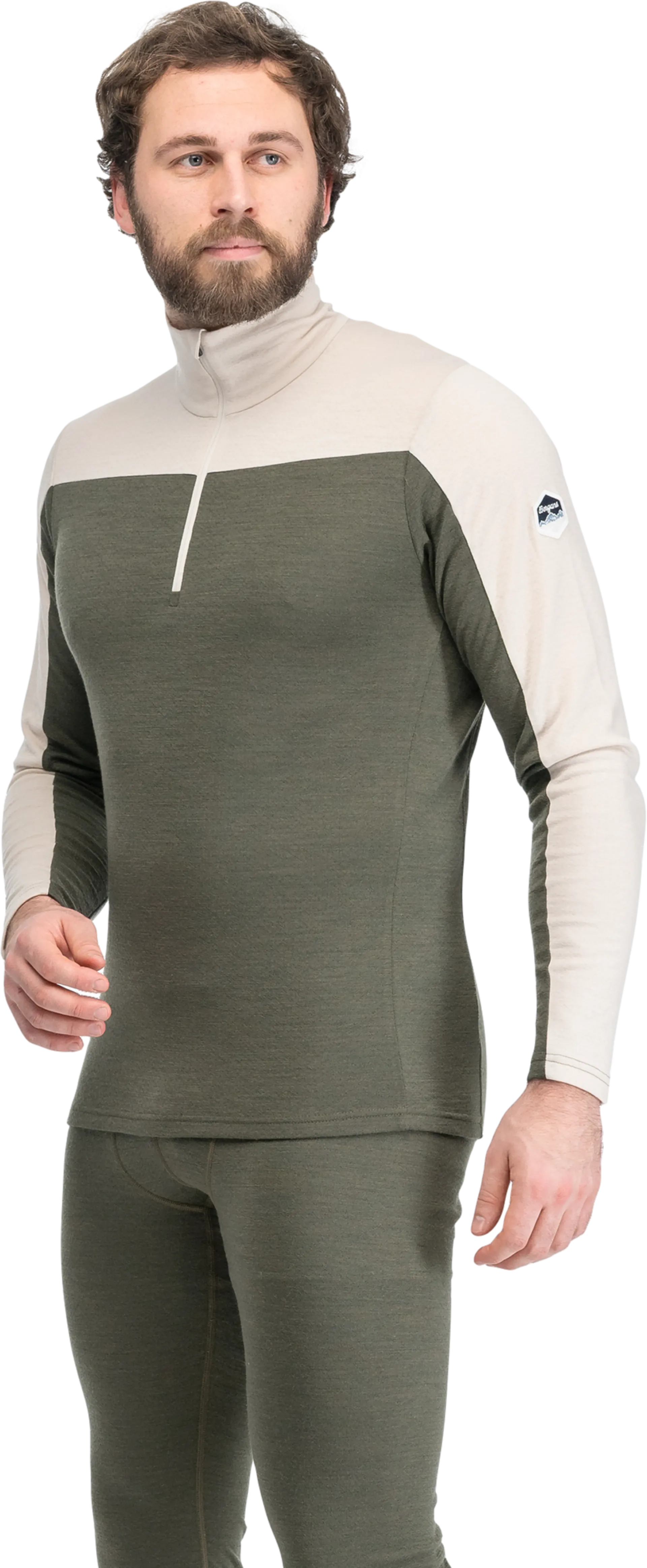 Inner:Dual Merino Half Zip Men