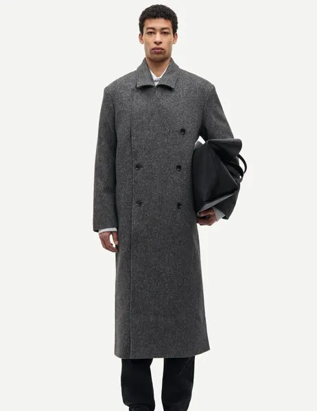 Savince Coat 16188 Dark Grey Mel.