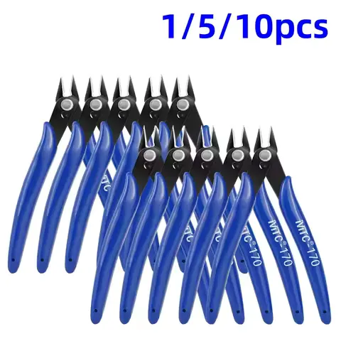 1/5/10PC 170 Wishful Clamp DIY Electronic Diagonal Pliers Side Cutting Nippers Wire Cutter 3D printer parts Hand Tools