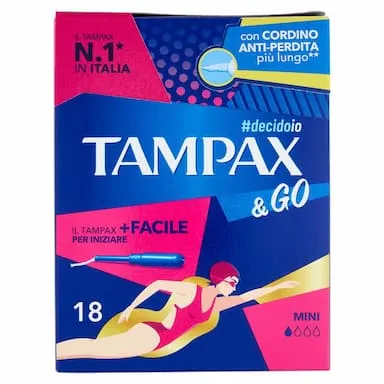 TAMPAX &GO MINI x18