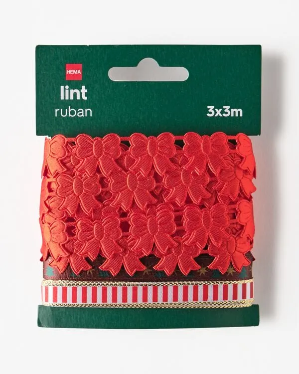 cadeaulint 3mx1.2cm - 3 stuks
