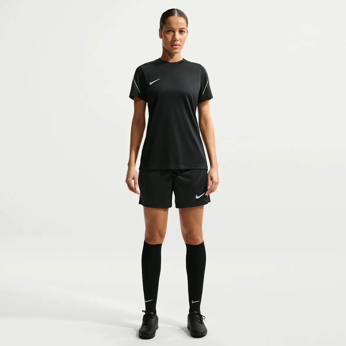 Dri-FIT strikket fotballshorts til dame