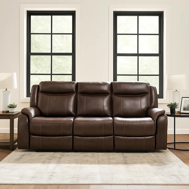 Catarina 41" Sofa with USB Ports by Best Home - Brown