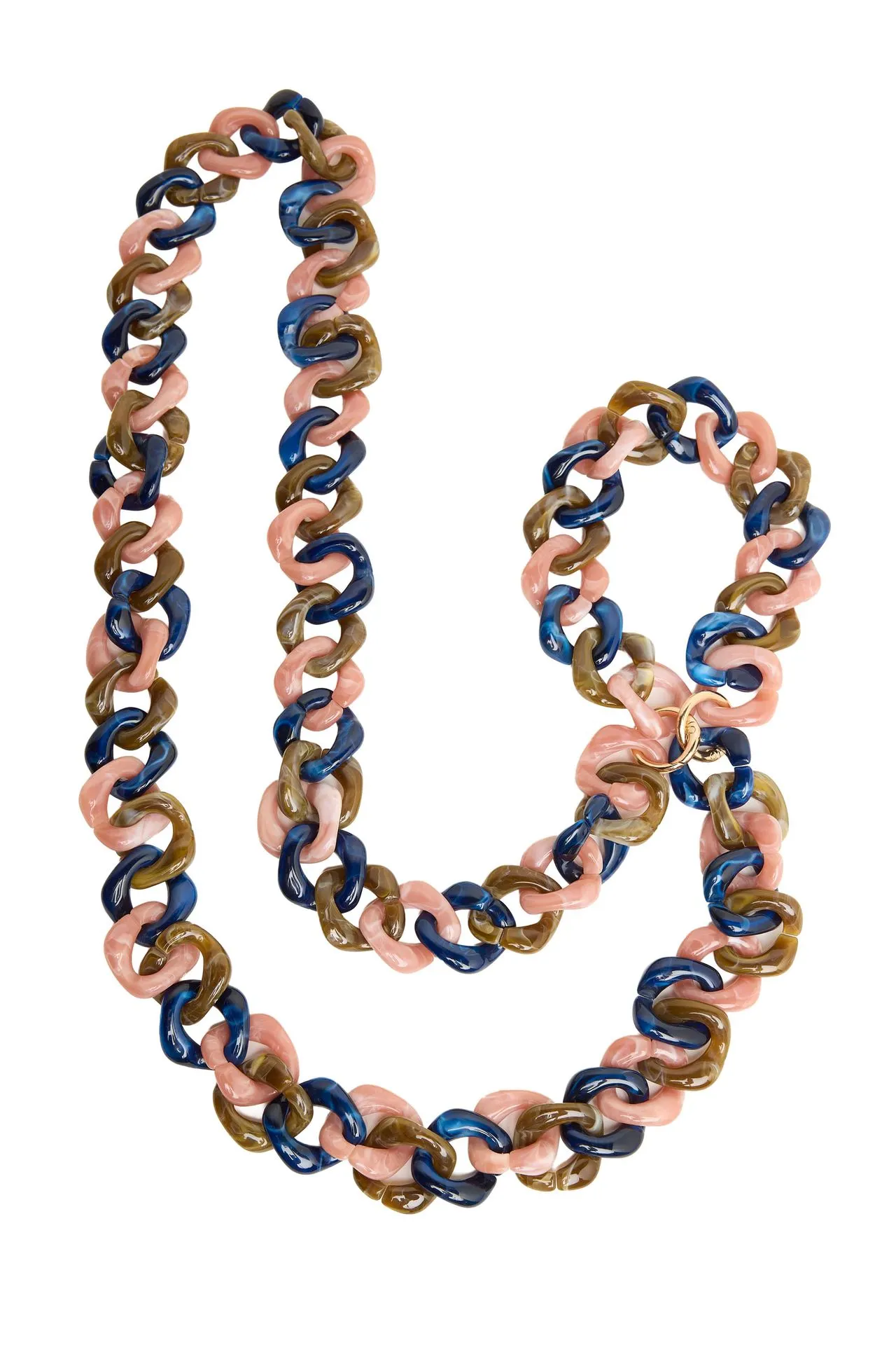Kleurrijke schakelketting telefoonkoord