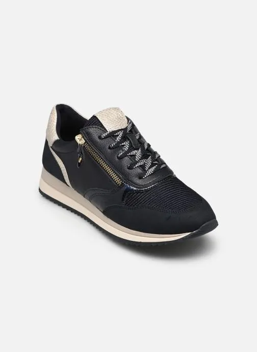 Lage sneakers 23774-43 dames blauw