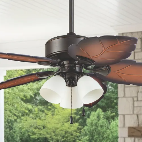 Patriot Lighting® Sonesta IV 52" Iron Indoor/Outdoor LED Ceiling Fan