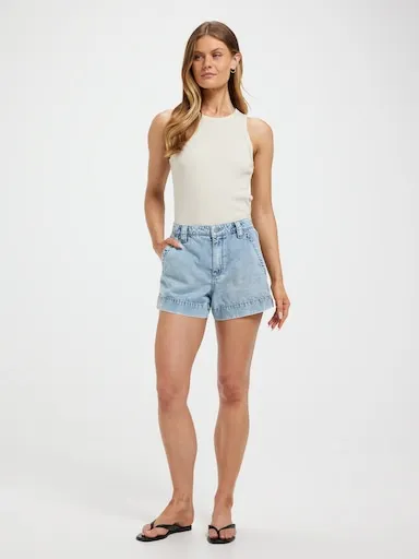 Just Jeans Liquid Trouser Short