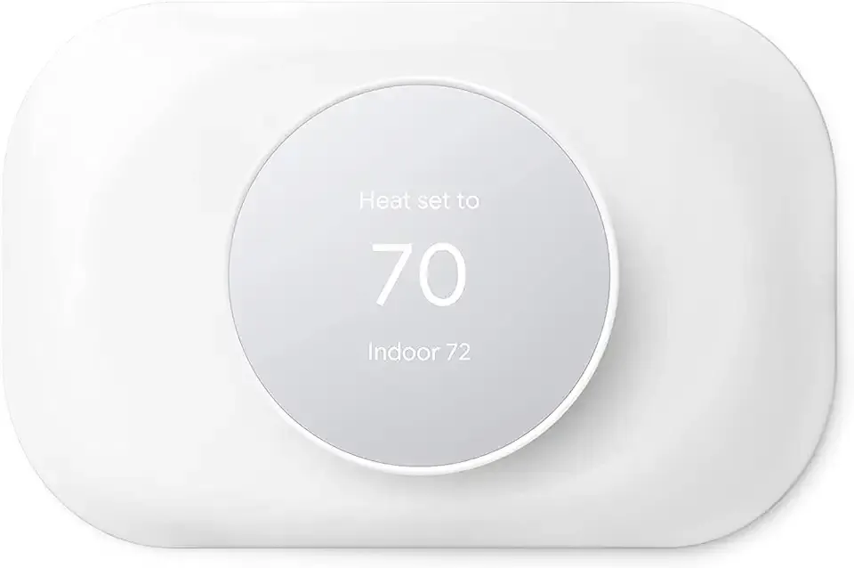 Petrichor Nest Thermostat Trim Kit - Compatible with Google Nest Thermostat 2020, Easy to Install - Snow