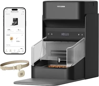 PETLIBRO RFID Automatic Cat Feeder, Collar Sensor for Per…