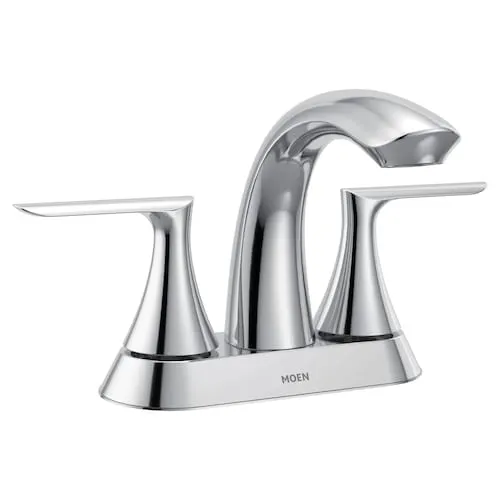 Findlay 4-inch 2-Handle Centerset Bathroom Sink Faucet/Tap in Chrome