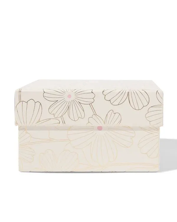 doos M 9x16.5x16.5cm karton bloemen