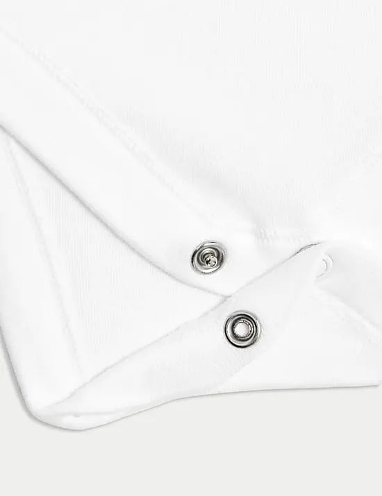 5 Pack Pure Cotton Bodysuits (5lbs - 3 Yrs)
