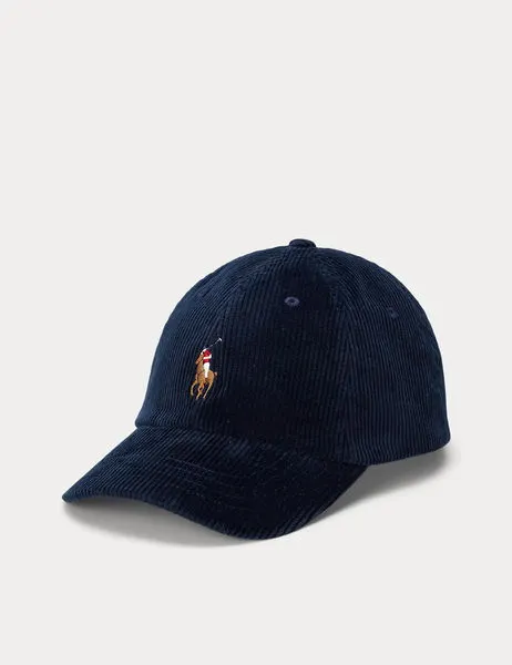 Corduroy Ball Cap Aviator Navy