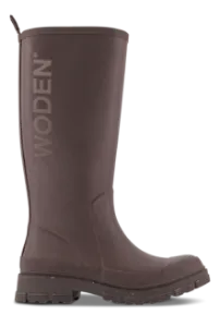 Woden Le Waterproof Gummistøvel Chocolate WL761