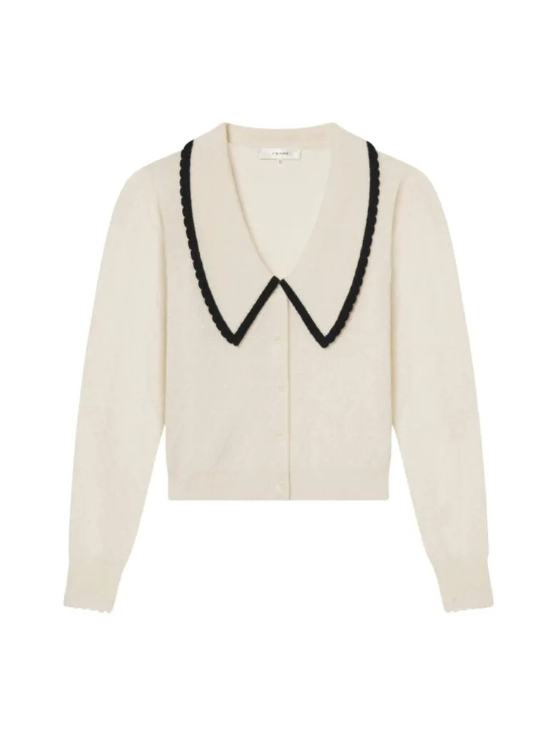 Cashmere Sailor Sweater - Hvit