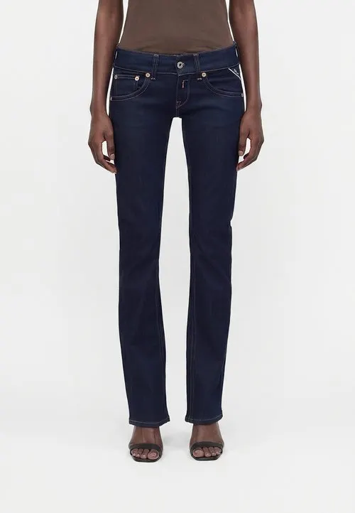 LOW WAIST - Jeans bootcut - dark blue