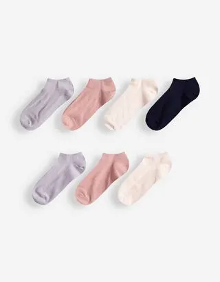 Calze sneakers - Confezione da 7 pezzi