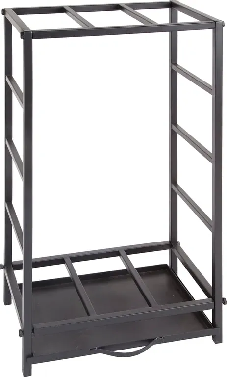 Mark vedstativ svart