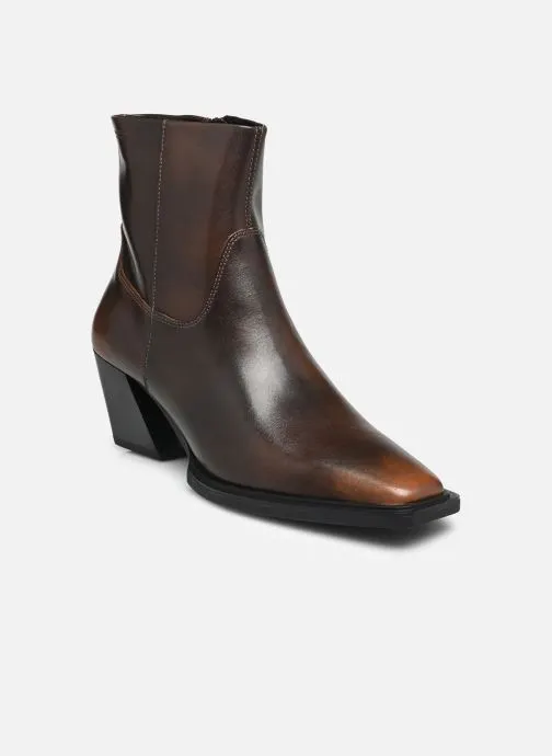 Lage enkellaarsjes ALINA 5621-018 dames bruin