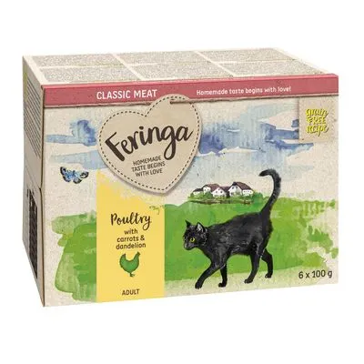 Lot Feringa Classic Meat Menu 24 x 100 g pour chat
