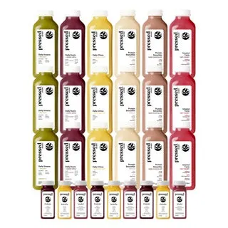 Pressed Juicery 3-day Juice + Protein Cleanse - 27 bottles, 18 Juices & 9 Shots