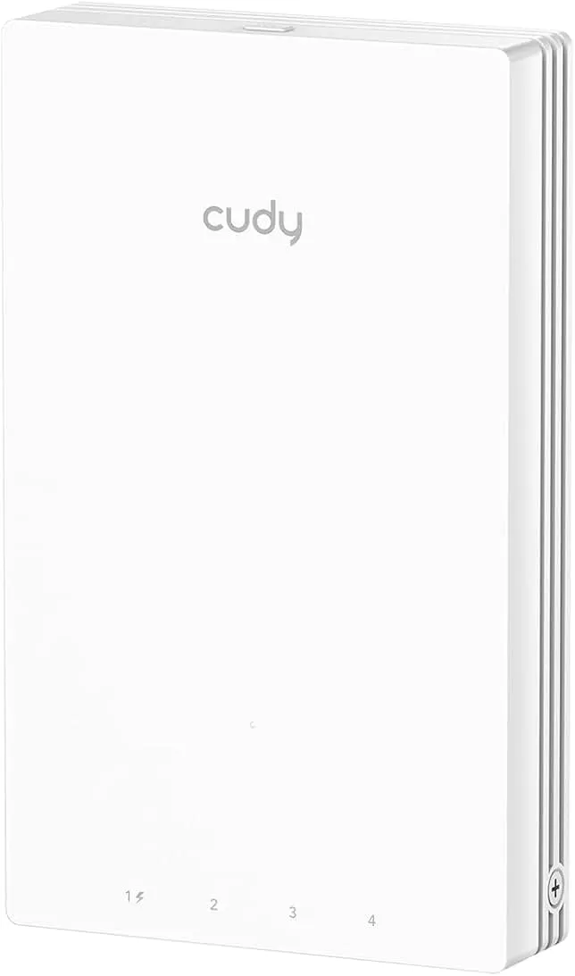 Cudy AP1300 Wall WiFi 5 AC1200 in-wall Gigabit Wireless Access Point, Support AP Controller, MU-MIMO, PoE Powered, Cudy App Control or Web Configuration